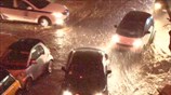 Σφοδρή καταιγίδα πλήττει την Αττική