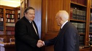 Συνάντηση Κ. Παπούλια - Ευ. Βενιζέλου