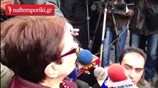 Αλέκα Παπαρήγα: Το αγροτικό ποτάμι θα δυναμώσει και μαζί με το εργατικό ποτάμι
