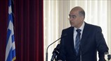 Χαιρετισμός Ν. Δένδια στη διάλεξη του Αρχιεπισκόπου στη Σ.Α. ΕΛ.ΑΣ.