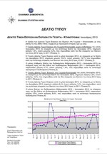 ΕΛΣΤΑΤ: Δείκτες Τιμών Εισροών-Εκροών στη Γεωργία-Κτηνοτροφία (Ιανουάριος 2013)