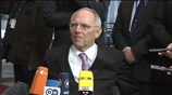 Ο Β. Σόιμπλε στη σύνοδο του Eurogroup