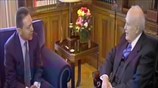 Συνάντηση Κ. Παπούλια - Γ. Στουρνάρα στο Προεδρικό Μέγαρο