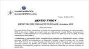 ΕΛΣΤΑΤ: Εμπορευματικές Συναλλαγές της Ελλάδος (Ιανουάριος 2013)
