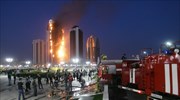 Τσετσενία: Στις φλόγες ο υψηλότερος ουρανοξύστης του Βόρειου Καυκάσου