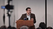 Ο πρόεδρος της Κ.Ο. του ΣΥΡΙΖΑ Αλέξης Τσίπρας μίλησε σε εργαζόμενους του ΨΝΑ