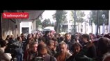 Παράσταση διαμαρτυρίας ΠΑΜΕ έξω από το υπουργείο Εργασίας