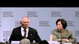 Ο Β. Σόιμπλε στο Council on Foreign Relations