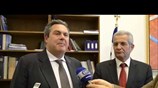 Δηλώσεις Π. Καμμένου - Α. Κυπριανού
