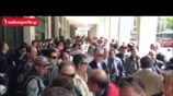 Διαμαρτυρία εργαζομένων στα τσιμέντα Χαλκίδας