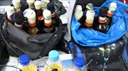 Σακίδια με μολότοφ σε φρεάτια στα Εξάρχεια