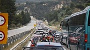 Αυξημένη η κίνηση στην Αθηνών - Κορίνθου