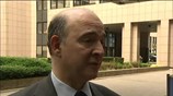 Ο Π. Μοσκοβισί στη σύνοδο του ECOFIN