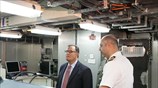 Επίσκεψη Π. Παναγιωτόπουλου στα Ναυπηγεία Ελευσίνας