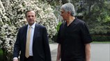 Συνάντηση Αντώνη Σαμαρά με τον Παναγιώτη Γιαννάκη στην Κίνα
