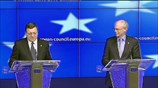 Σύνοδος Κορυφής: Συνέντευξη Τύπου Ρόμπεϊ – Μπαρόζο