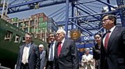 Στις εγκαταστάσεις της Cosco ο Πρόεδρος της Δημοκρατίας