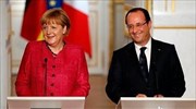 Πρόεδρο Ευρωζώνης «πλήρους απασχόλησης» προτείνουν Ολάντ και Μέρκελ