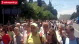 Συγκέντρωση διαμαρτυρίας τυφλών στο Σύνταγμα