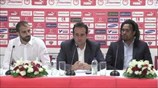 Ολυμπιακός: Παρουσίαση Κ. Καρεμπέ και Π. Ισά