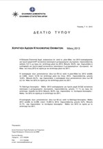 ΕΛΣΤΑΤ: Χορήγηση Αδειών Κυκλοφορίας Οχημάτων (Μάιος 2013)