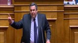 Ανεξάρτητοι Ελληνες: Ομιλία Π. Καμμένου στη Βουλή (06/06/2013)