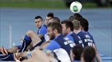 Προπόνηση της Εθνικής Ιταλίας