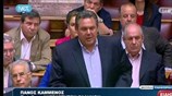 Βουλή: Δήλωση του Π. Καμμένου για την πράξη Νομοθετικού Περιεχομένου