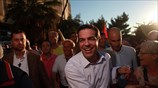 Στο ραδιομέγαρο της ΕΡΤ ο Αλέξης Τσίπρας