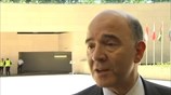 Ο Π. Μοσκοβισί στο Eurogroup