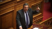 Π. Καμμένος: «Πειθαρχία» ο τίτλος της συνέντευξης της Μέρκελ