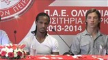 Ολυμπιακός: Η παρουσίαση των Σαλίνο, Ντε Βινσέντι & Σάμαρη
