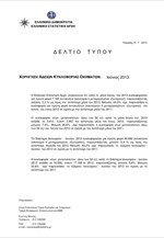 ΕΛΣΤΑΤ: Χορήγηση Αδειών Κυκλοφορίας Οχημάτων (Ιούνιος 2013)