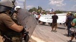 Πορεία διαμαρτυρίας των εργαζομένων της ΕΡΤ στην Παιανία