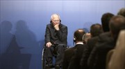 Ο υπουργός Οικονομικών της Γερμανίας Βόλφγκανγκ Σόιμπλε στην εκδήλωση του Ελληνογερμανικού Επιμελητηρίου