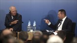 Ο υπουργός Οικονομικών της Γερμανίας Βόλφγκανγκ Σόιμπλε στην εκδήλωση του Ελληνογερμανικού Επιμελητηρίου
