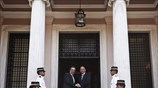 Συνάντηση του πρωθυπουργού Α. Σαμαρά με τον Ιταλό ομόλογό του Ενρίκο Λέτα στο Μέγαρο Μαξίμου