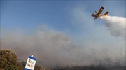 Συνεχίζονται οι προσπάθειες για την πλήρη κατάσβεση της πυρκαγιάς στη Ρόδο