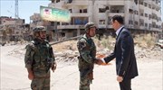Συρία: Επίσκεψη του Άσαντ σε στρατιωτική τοποθεσία
