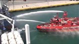 Λ.Σ.: Άσκηση ετοιμότητας για την αντιμετώπιση περιστατικού εκδήλωσης πυρκαγιάς στο λιμάνι του Πειραιά