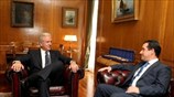 Συνάντηση του ΥΕΘΑ Δ. Αβραμόπουλου με τον Υπουργό Υγείας Άδ. Γεωργιάδη