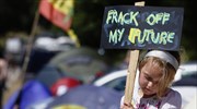 Βρετανία: Eξαήμερη καθιστική διαμαρτυρία εναντίον του fracking