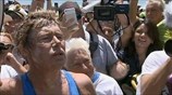 Η 64χρονη Νταϊάνα Νιάντ κολύμπησε από την Κούβα στη Φλόριντα