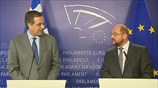 Δηλώσεις Μ. Σουλτς - Α. Σαμαρά