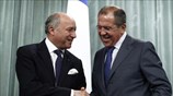 Μόσχα: Συνάντηση του υπουργού Εξωτερικών της Ρωσίας Σεργκέι Λαβρόφ με τον γάλλο ομόλογό του Λοράν Φαμπιούς