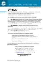 Η έκθεση του ΔΝΤ για την Κύπρο