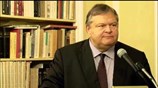 Χαιρετισμός Ευ. Βενιζέλου προς ομογενειακούς φορείς (Ν. Υόρκη, 24/09/2013)