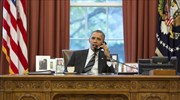 Ιστορικό τηλεφώνημα Ομπάμα-Ρουχανί