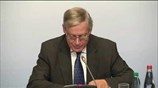 ΕΚΤ: Συνέντευξη Μ. Ντράγκι - Β. Κονστάνσιο - Κρ. Νουαγιέ