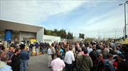 Κλειστή η κάθοδος της Μεσογείων λόγω συγκέντρωσης εργαζομένων στο Σκαραμαγκά